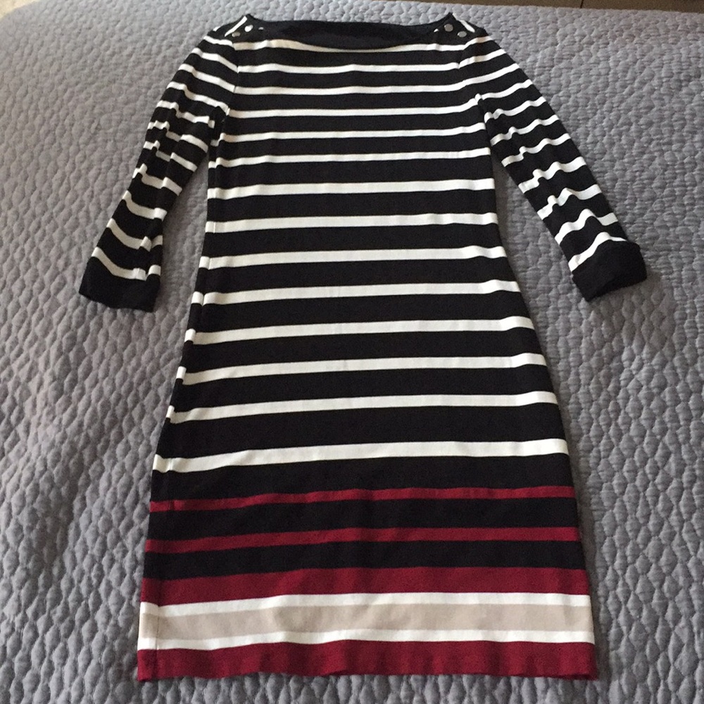 WHBM Striped Dress - Picture 5 of 7